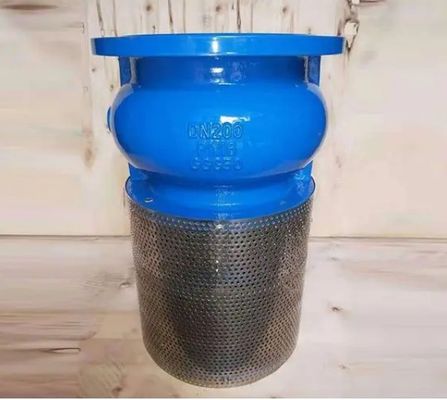 Serviço personalizado de válvula de pé de ferro fundido WCB para controle duradouro e fluido