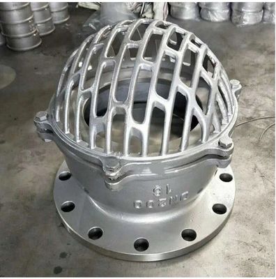 Válvula de pé de bomba de água de ferro fundido com aço inoxidável 304 Mush PN10 PN16 ANSI e suporte