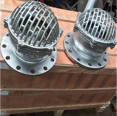 DN150 PN16 GGG50 válvula de pé de ferro volátil com coleta de aço inoxidável para bomba a jato