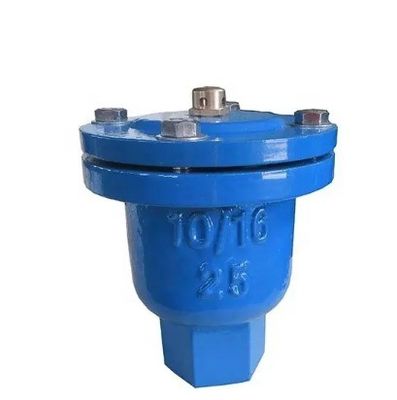Válvula de ventilação de ar parafusada com válvula de liberação de ar de orifício único personalizada e excelente