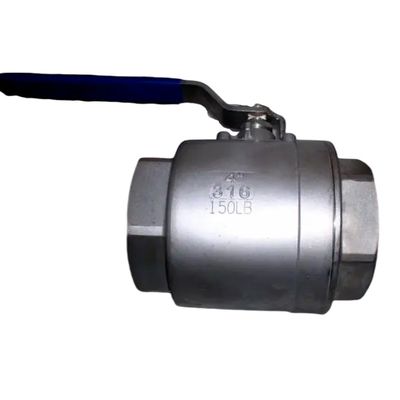 Manutenção de válvula de bola de aço inoxidável 2PC com conexões roscadas personalizadas