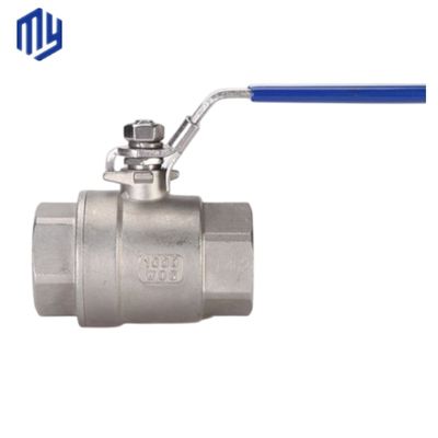 Válvula de esfera de aço inoxidável FF com fio com ISO5211/PAD de montagem CF8 A e escolha durável