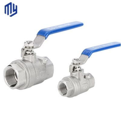 2PCS de aço inoxidável de válvula de esferas Q41F personalizada para meios de temperatura normal