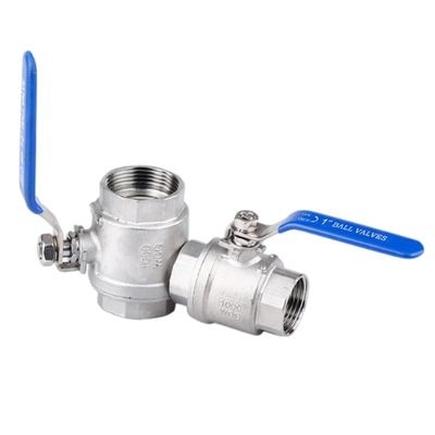 Verifique a estrutura da válvula de esferas de trunnião de aço carbono 2PC com design seguro contra incêndio