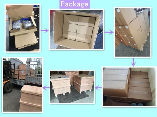 Gerencial de aço inoxidável de puxa manobra manual de água 2 PC Fêmea de linha reta válvula de esfera
