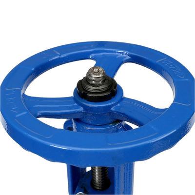 Válvula de fecho de porta elástica de ferro dúctil manual DN50 100 150 para meios de água