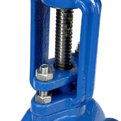 Válvula de fecho de porta elástica de ferro dúctil manual DN50 100 150 para meios de água