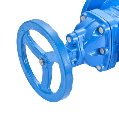 Z45x-16 Válvula de Portão de Flanco de Roda de Mão Assentada Resiliente Sem Estiramento Dn40-dn1200