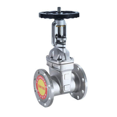 DN150 6 polegadas ANSI Classe 150 CF8M aço inoxidável ascendente Stem Handwheel Flange Gate Valve