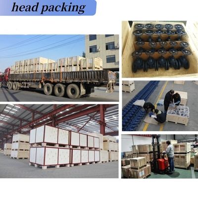 Tipo Y DN80 PN16 válvula de porta de flange de tronco ascendente industrial de aço carbono com acessórios para tubos