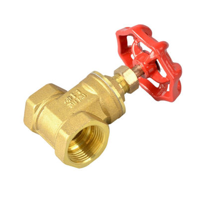 ODM suportado de latão Stem Flanged 2&quot; polegada de latão válvula de porta com certificação completa