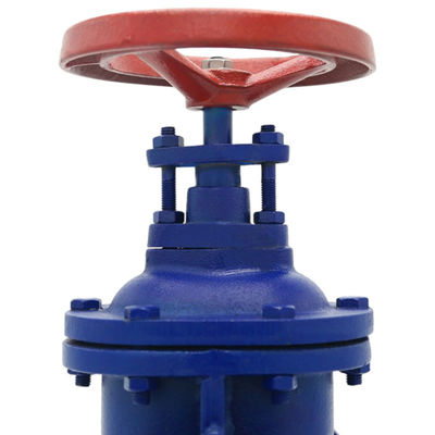 Válvulas de porta do sistema de abastecimento de água Z45T-16Q Conexão de flange de ferro dúctil sem elevação da válvula do tronco