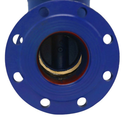 Válvulas de porta do sistema de abastecimento de água Z45T-16Q Conexão de flange de ferro dúctil sem elevação da válvula do tronco