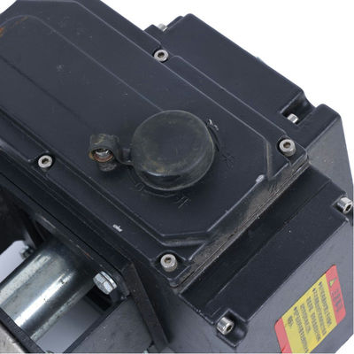 Válvula de borboleta de aço inoxidável de alta temperatura com travagem de turbina