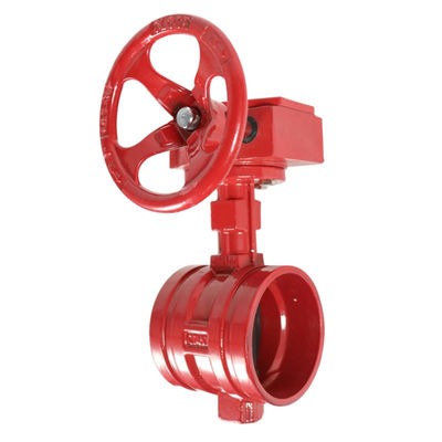 Clampada de vedação suave de meio de gás Tipo D381X-16Q Turbina Groove Butterfly Valve para Industrial