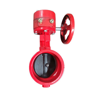 Clampada de vedação suave de meio de gás Tipo D381X-16Q Turbina Groove Butterfly Valve para Industrial